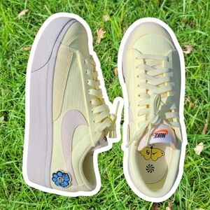 New Flower Power Nike Low Platform Blazers Canvas